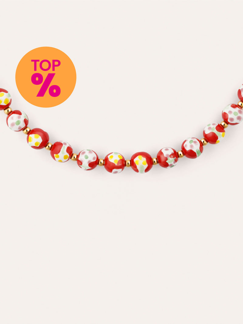 Carmesí Stainless Steel Gold Necklace
