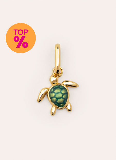Turtle Gold Charm