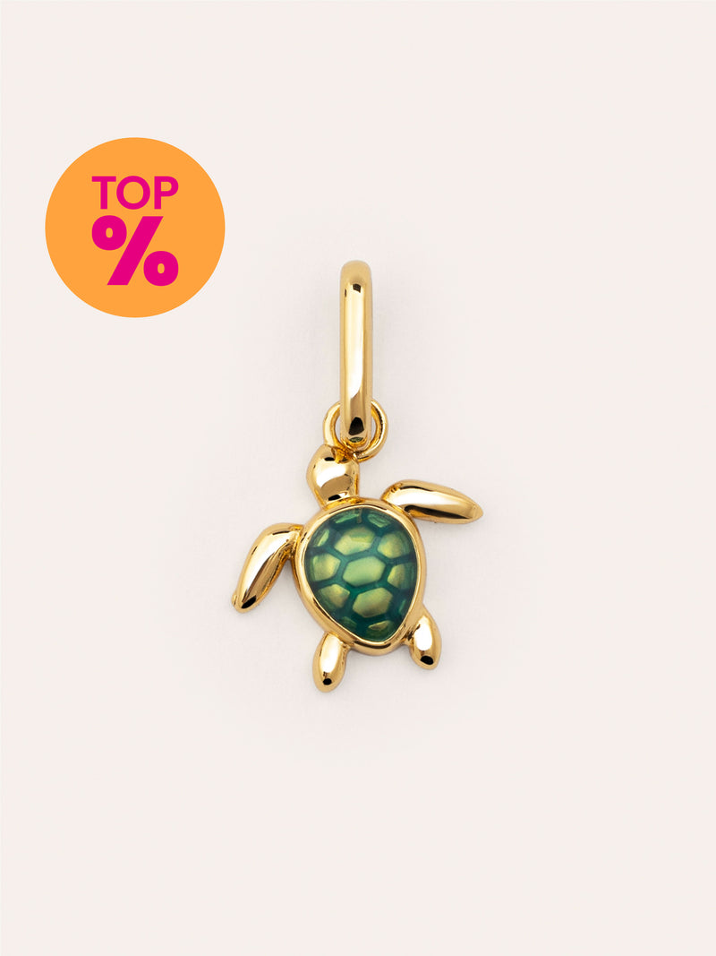 Turtle Gold Charm
