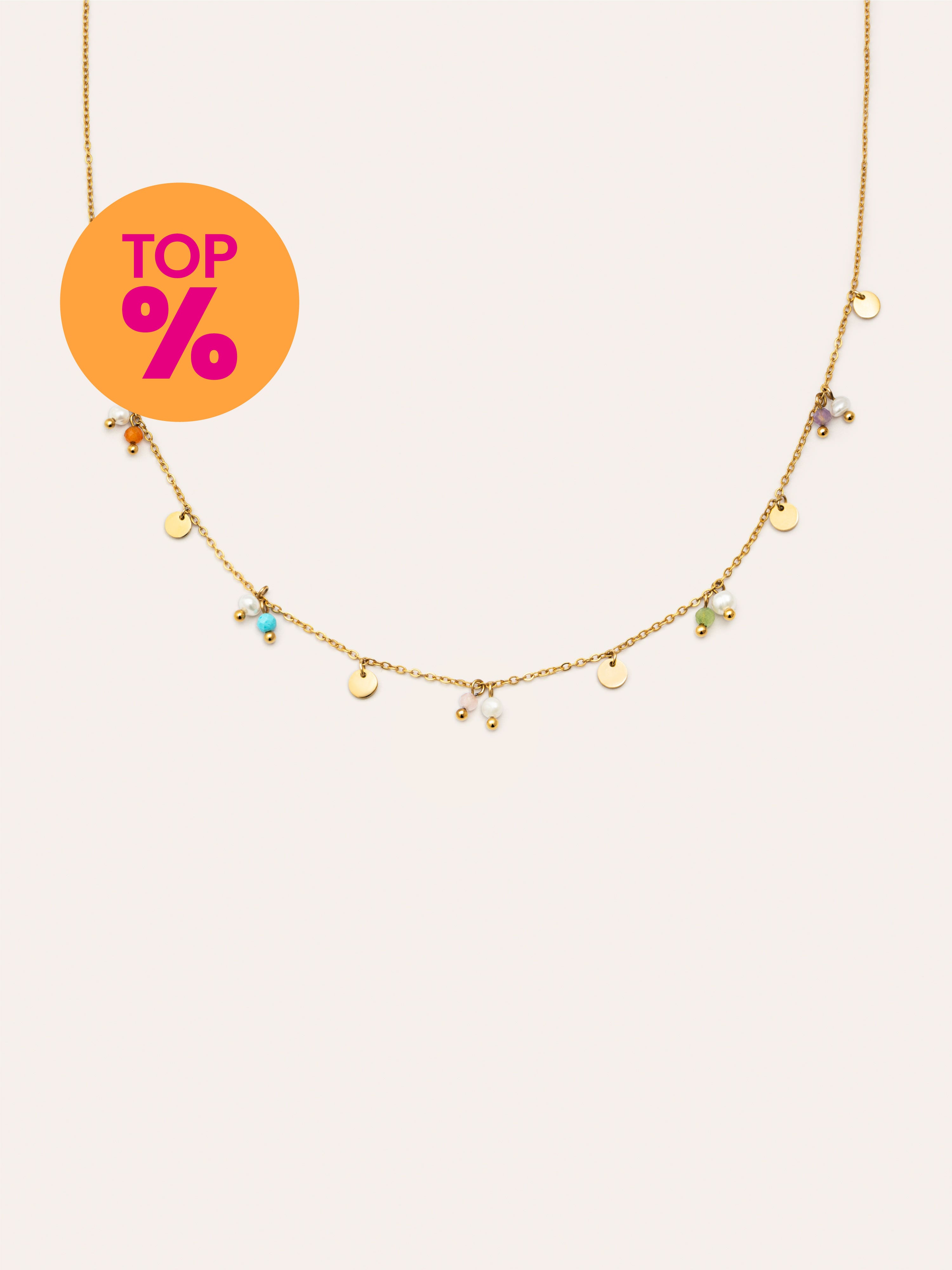 Shamira Stainless Steel Gold Necklace