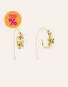 Gladiolo Gold Earrings