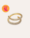 Doble Scarlett Gold Ring
