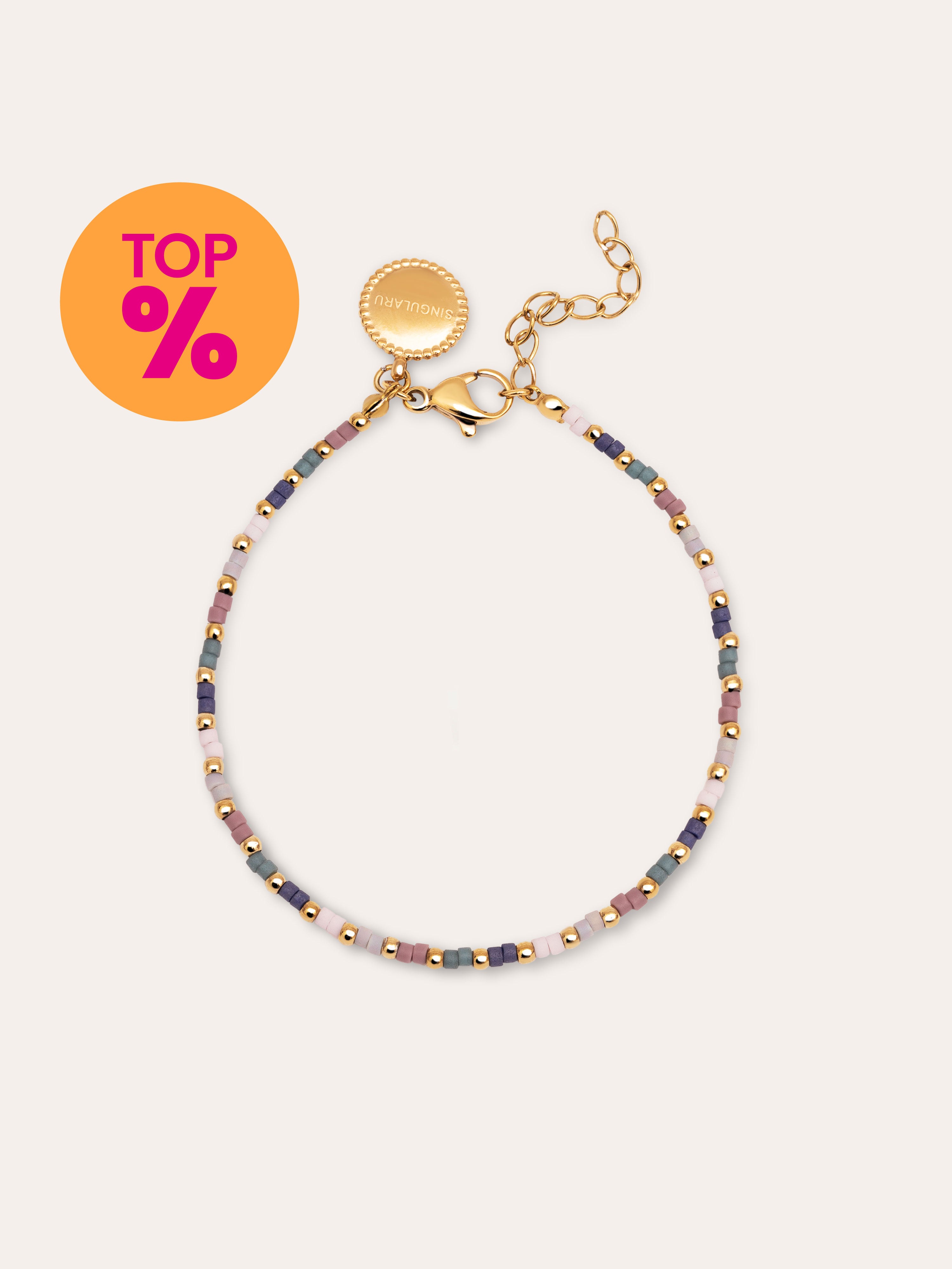 Polar Colors Bracelet Steel Gold Plated