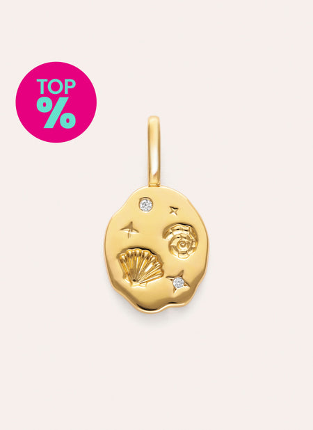Treasure Charm Gold Plated