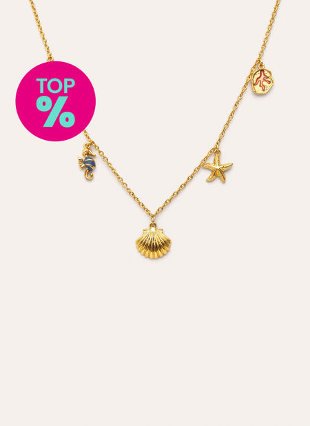 Marítima Necklace Gold Plated