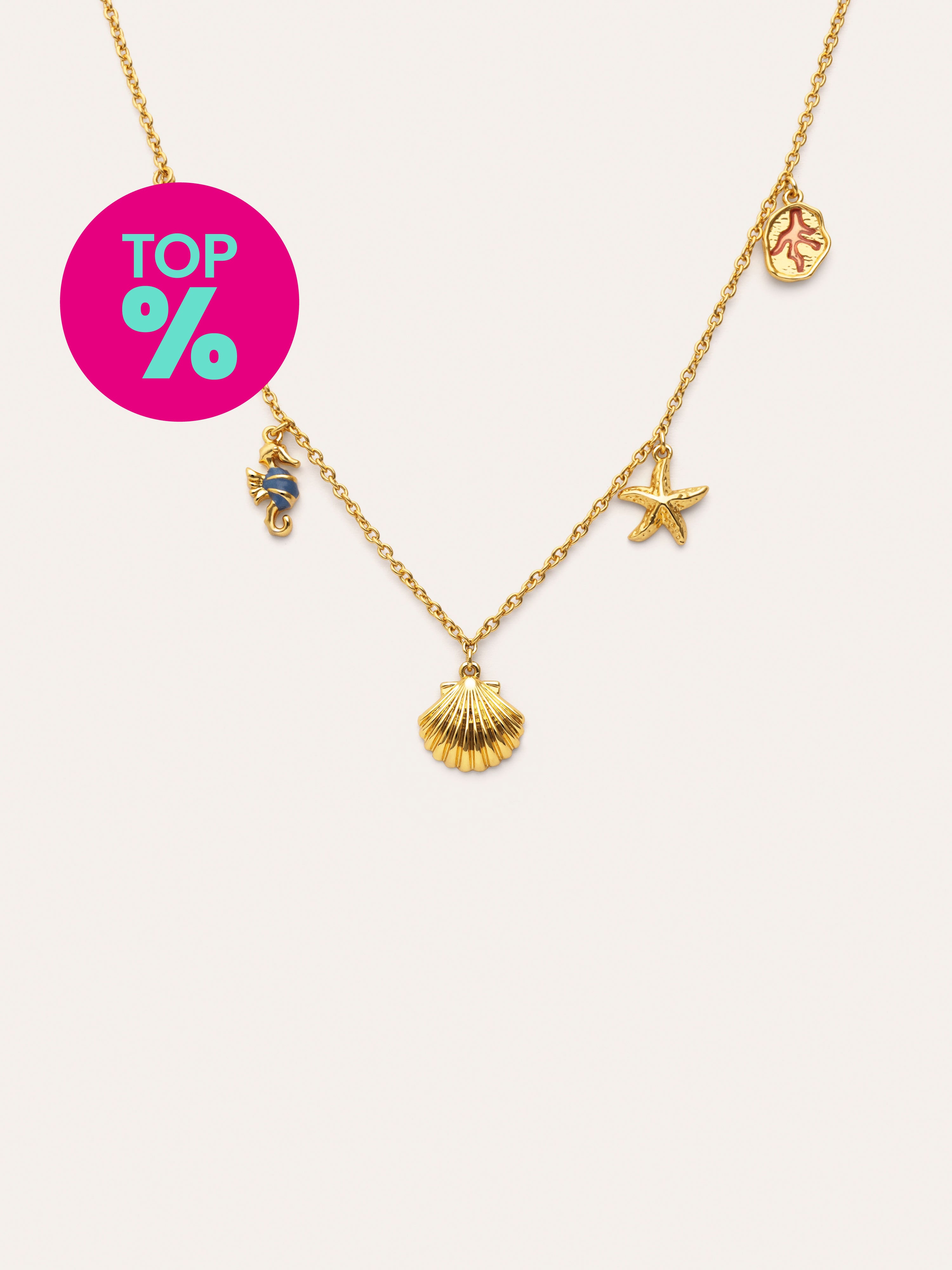 Marítima Necklace Gold Plated