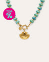 Shelly Necklace Steel Gold Plated