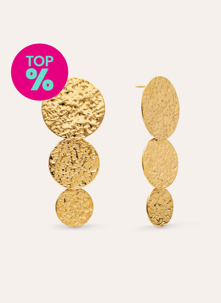 Soluna Earrings Steel Gold Plated