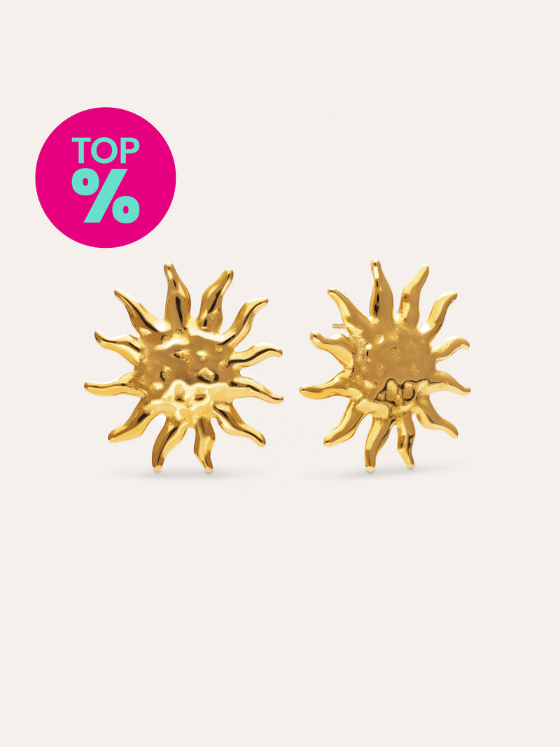 Sunna Gold-Plated Steel Earrings