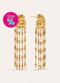 Zafira Shells Earrings Stainless Steel 18kt Gold Plated