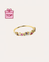 Stellar Colors Gold Ring