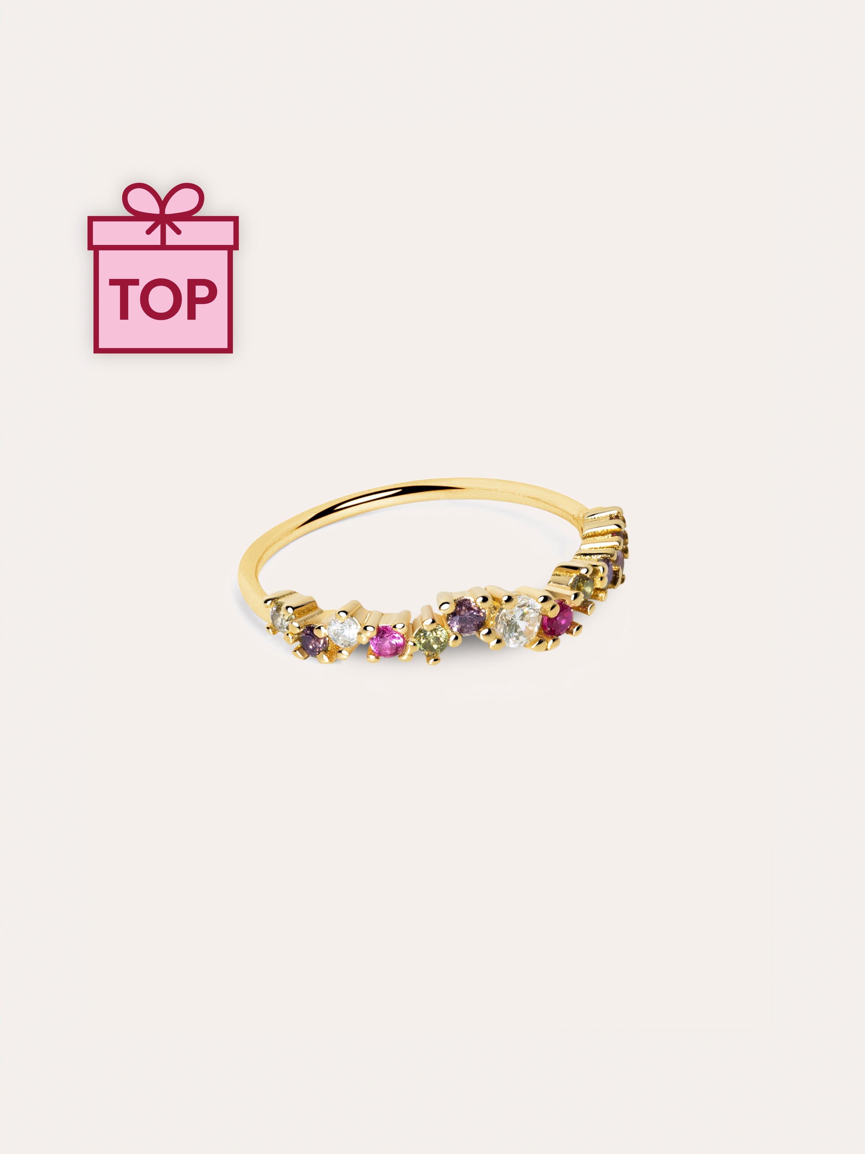 Stellar Colors Gold Ring