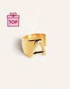 Letter Signet Personalized Gold Ring