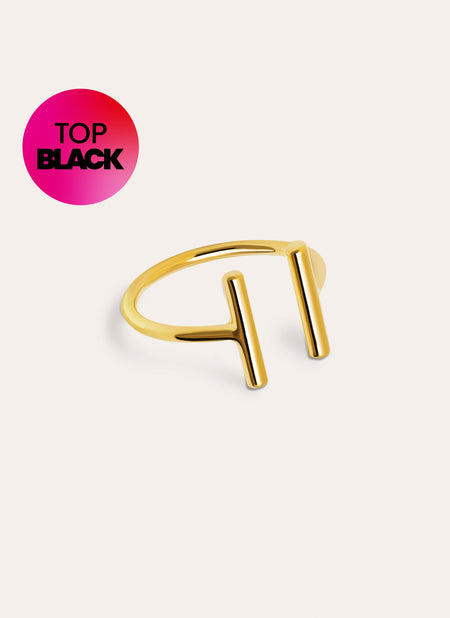 Sticks Gold Ring