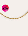 Cord Stainless Steel Gold Necklace