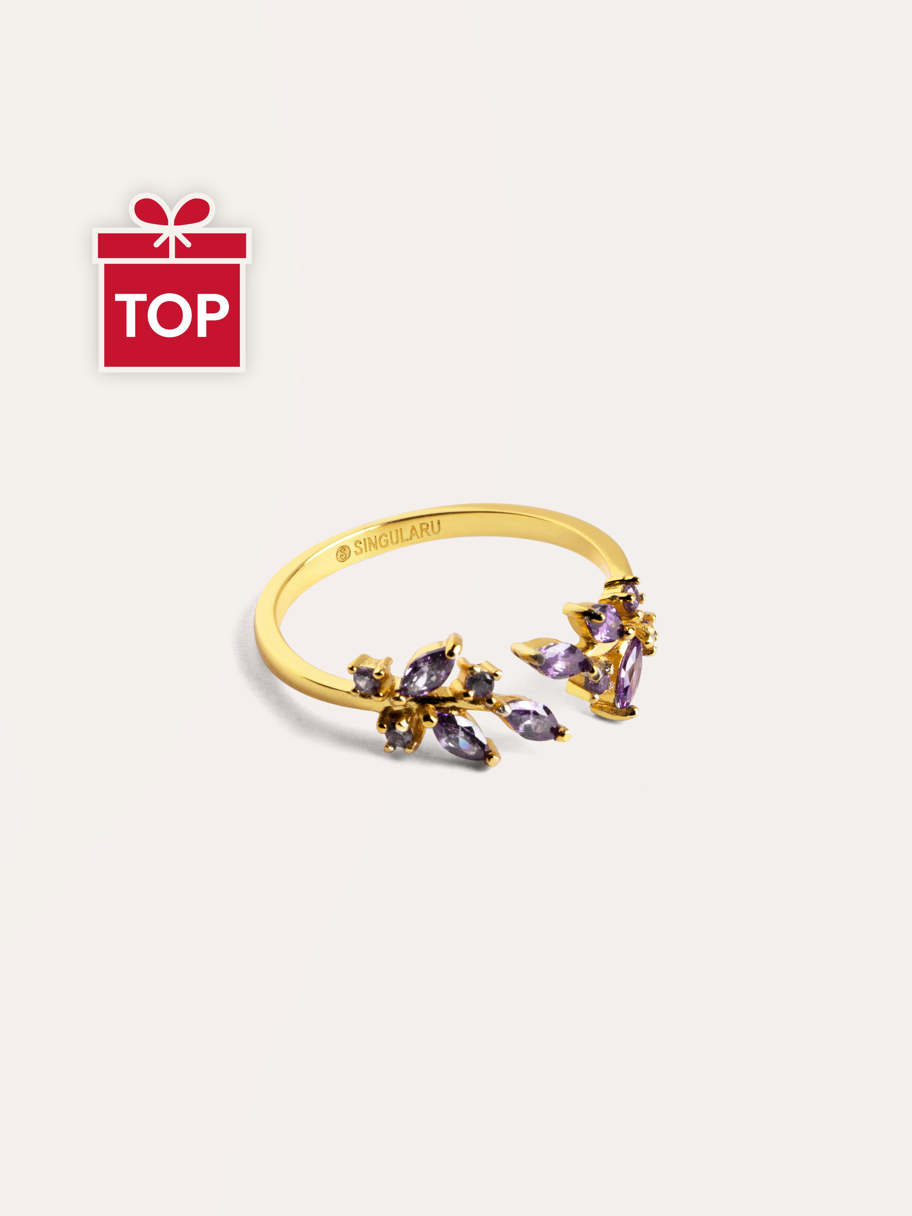 Buganvilla Gold Ring