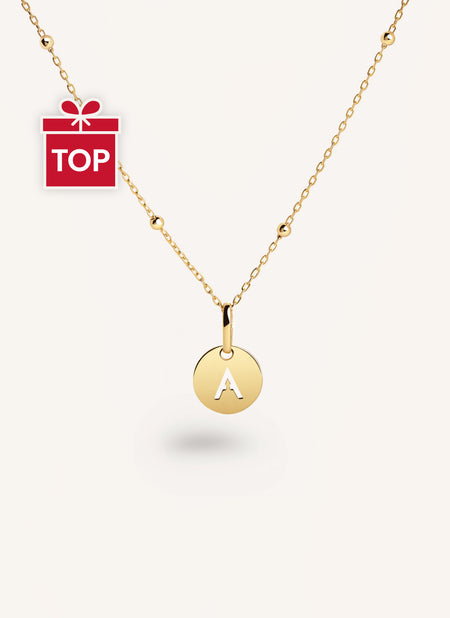 Mini Medallion Gold Necklace