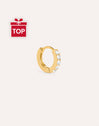 Cleo M Gold Hoop Single Earring