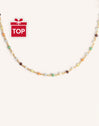 Crystals Colors Gold Necklace