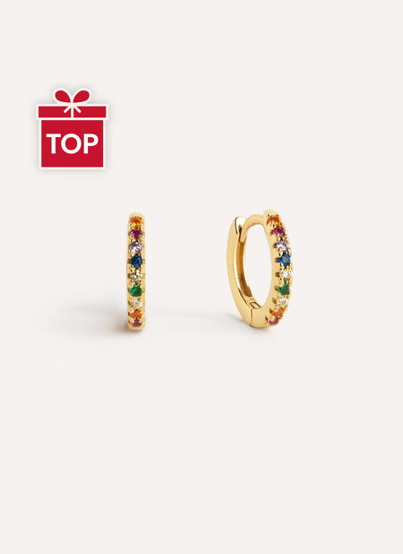Colors Gold Hoop Earrings