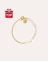 Chic Pearl Stainless Steel Gold Bracelet