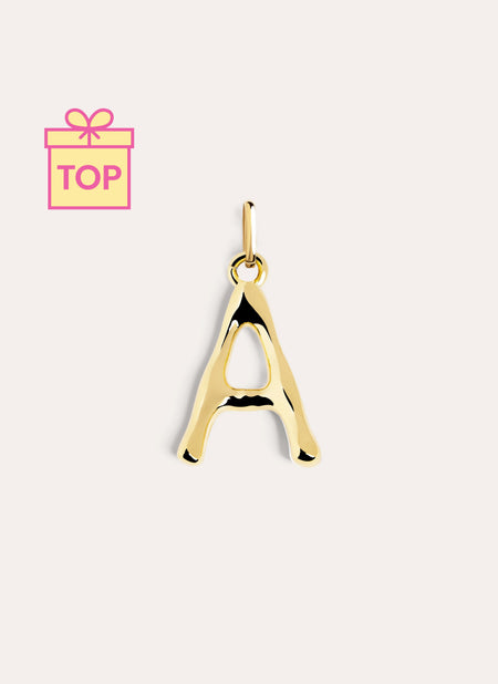 Letter XL Gold Charm