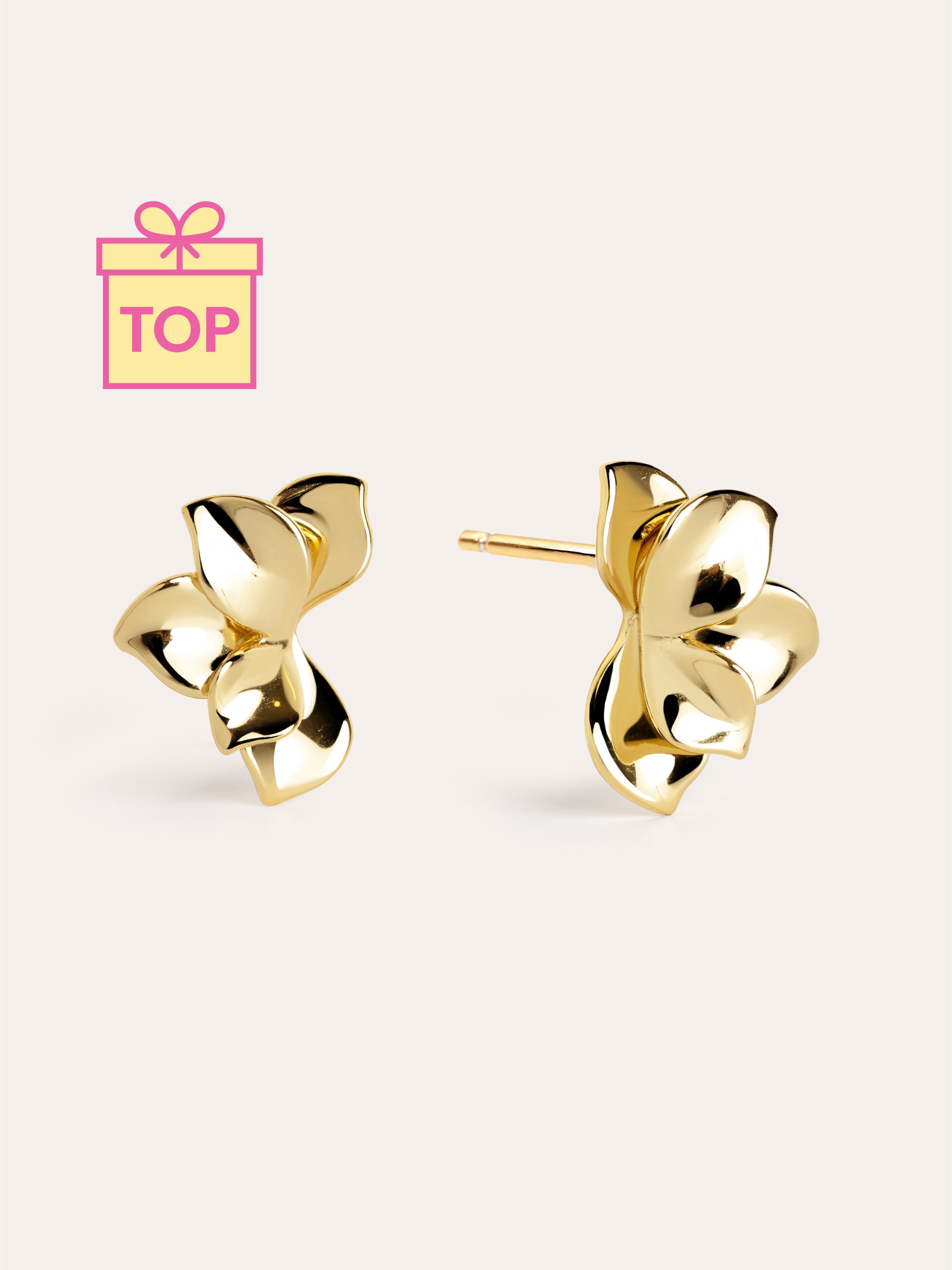 Zinnia Gold Earrings