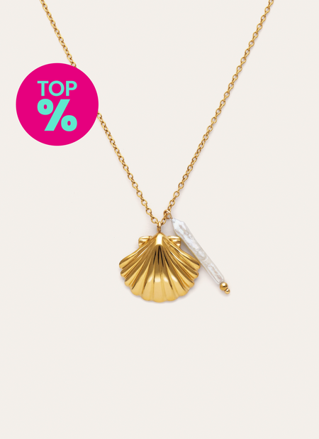 Irida Necklace Steel Gold Plated