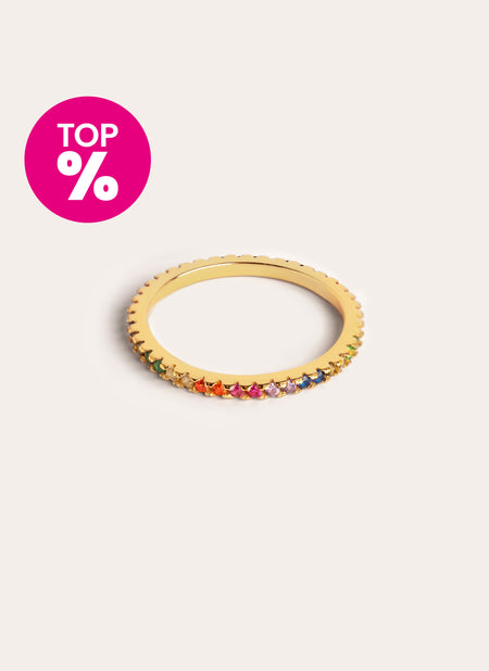 Cleo Colors Gold Ring