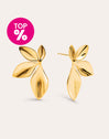 Camila Stainless Steel Gold Earrings