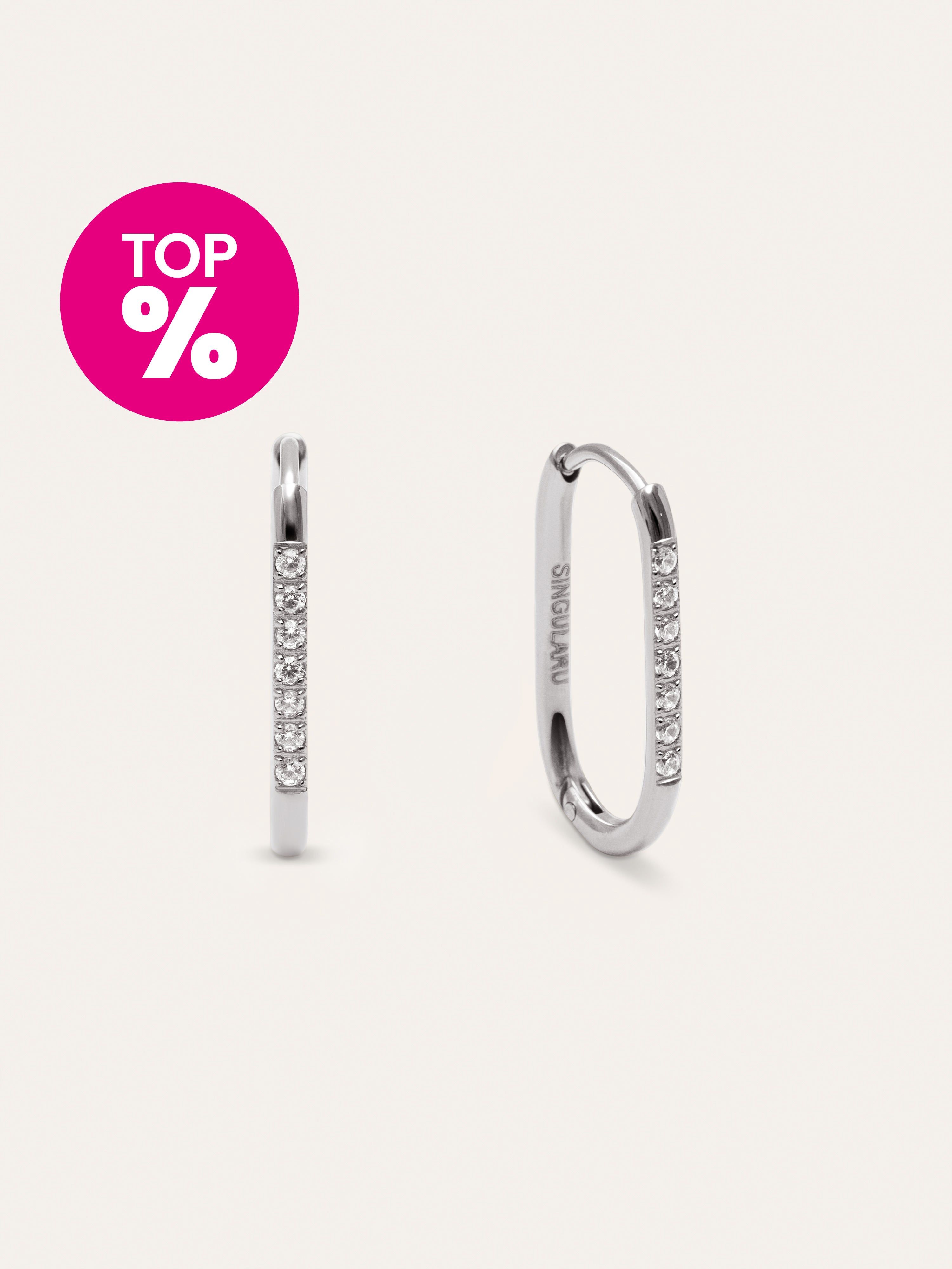 Pendientes Aro Bibi Acero