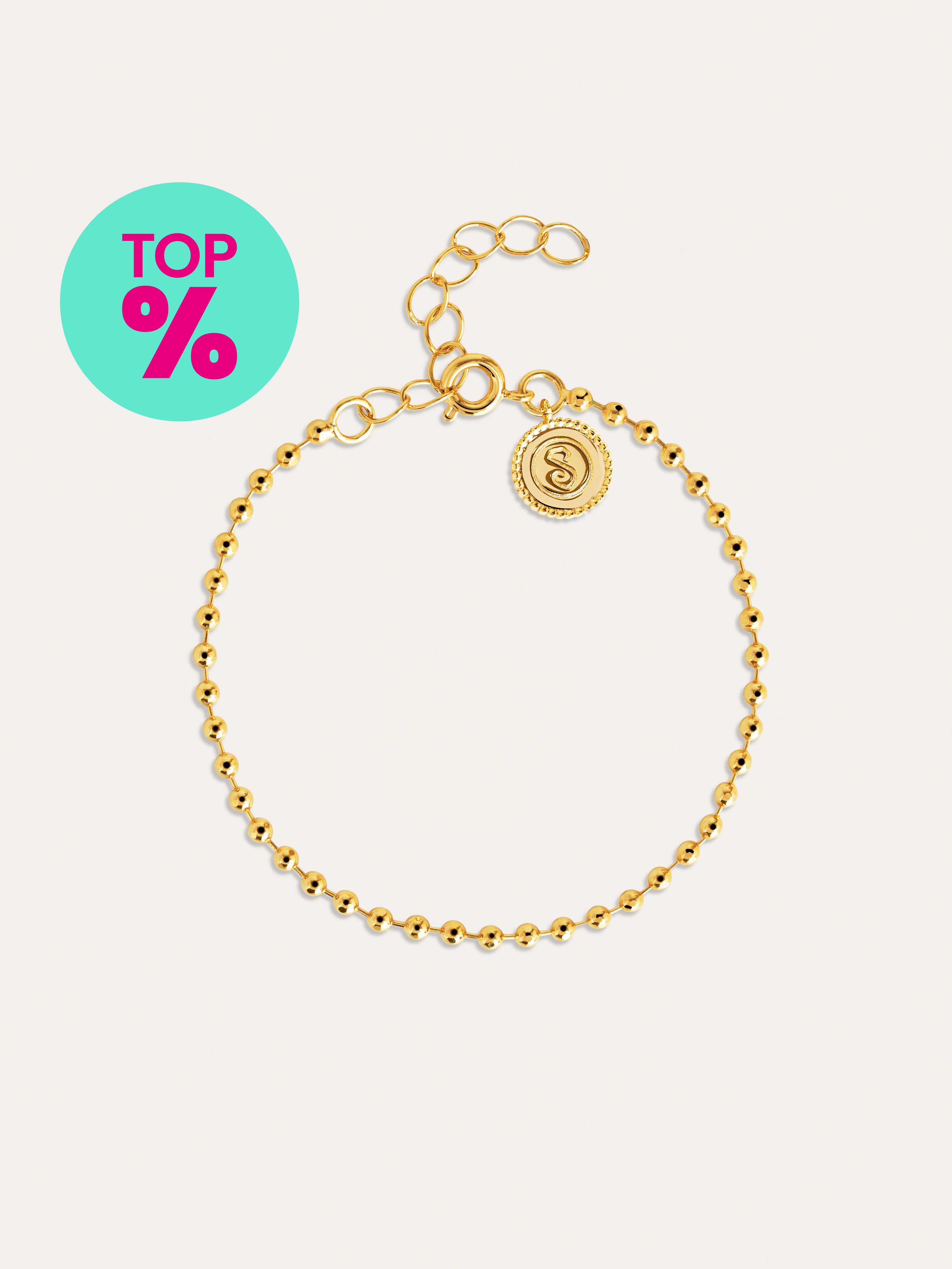 Pebbles Gold-Plated Bracelet