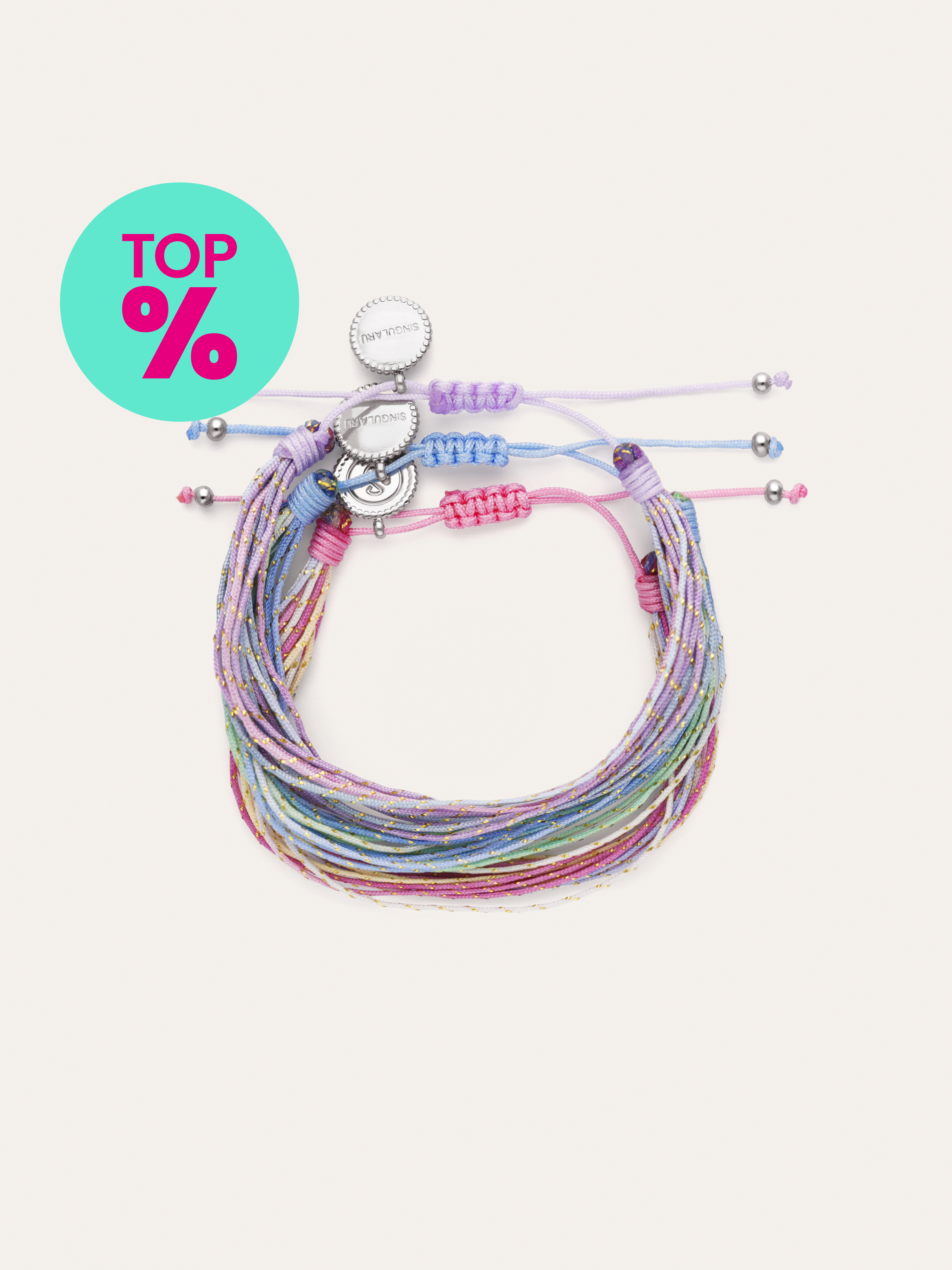 Pack 3 Pulsera Sunset Spark Acero