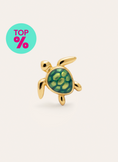 Turtle Gold Single Earring