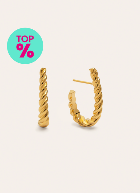 Tressia Gold Earrings 