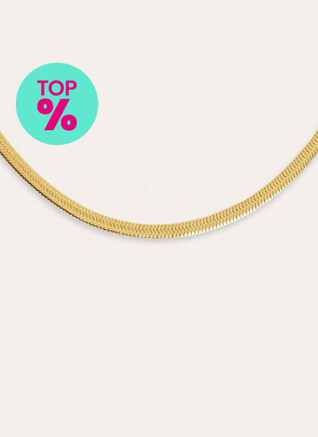 Lisse Stainless Steel Gold Necklace