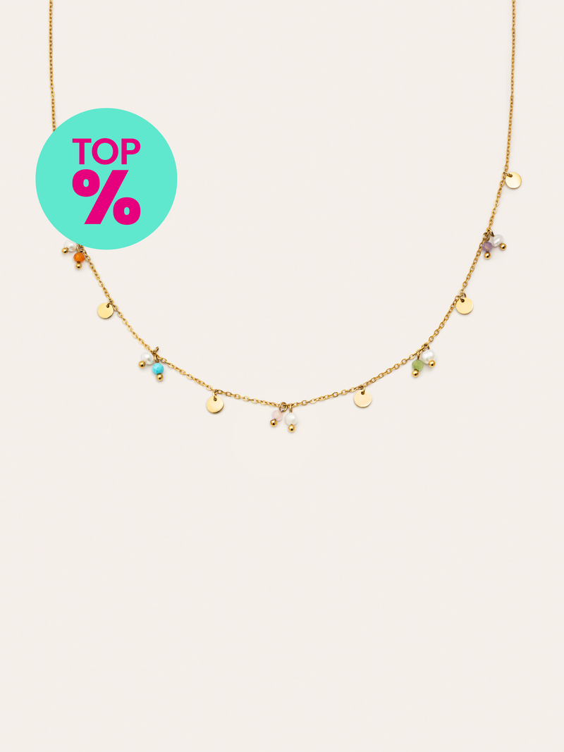 Shamira Stainless Steel Gold Necklace