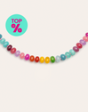 Bloom Stones Stainless Steel Gold Necklace