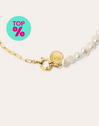Collar Chic Pearl Acero Baño Oro