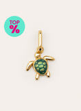 Charm Tortuga Placcato Oro