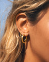 Moon Gold Single Earring