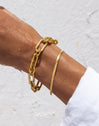 Zambia Link Gold Bracelet