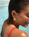 Sea Crabby Gold Single Earring