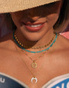 Cala Dots Turquoise Gold Necklace 