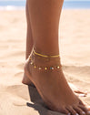 Shamira Stainless Steel Gold Anklet