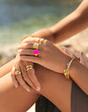 Anillo Marea L Baño Oro