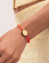 Personalized Bracelet Moon Neon Sunset Steel Gold-Plated