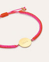 Personalized Bracelet Moon Neon Sunset Steel Gold-Plated
