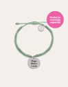 Pulsera Personalizada Medallion Verde Acero
