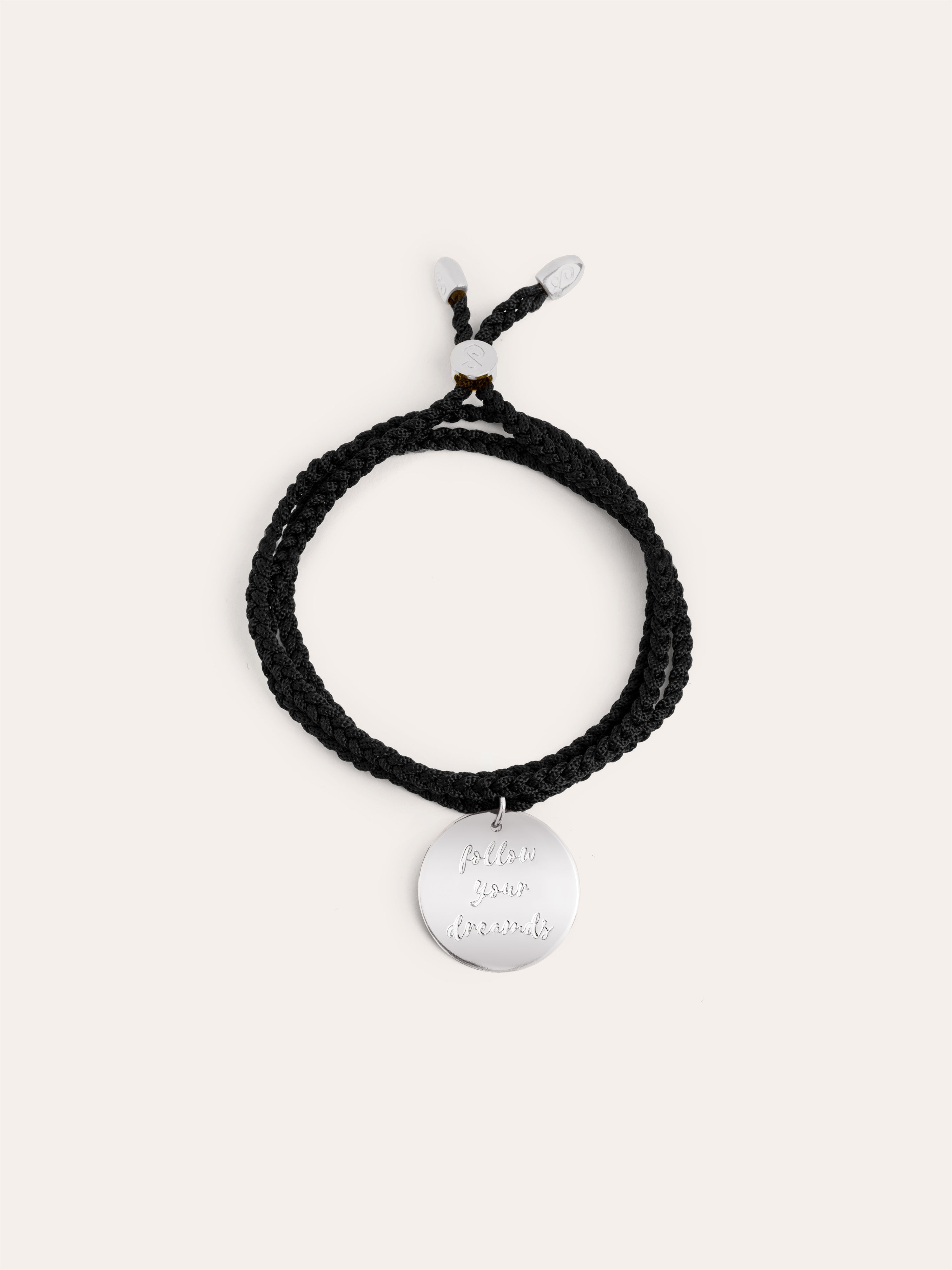 Dream Personalized Black Bracelet